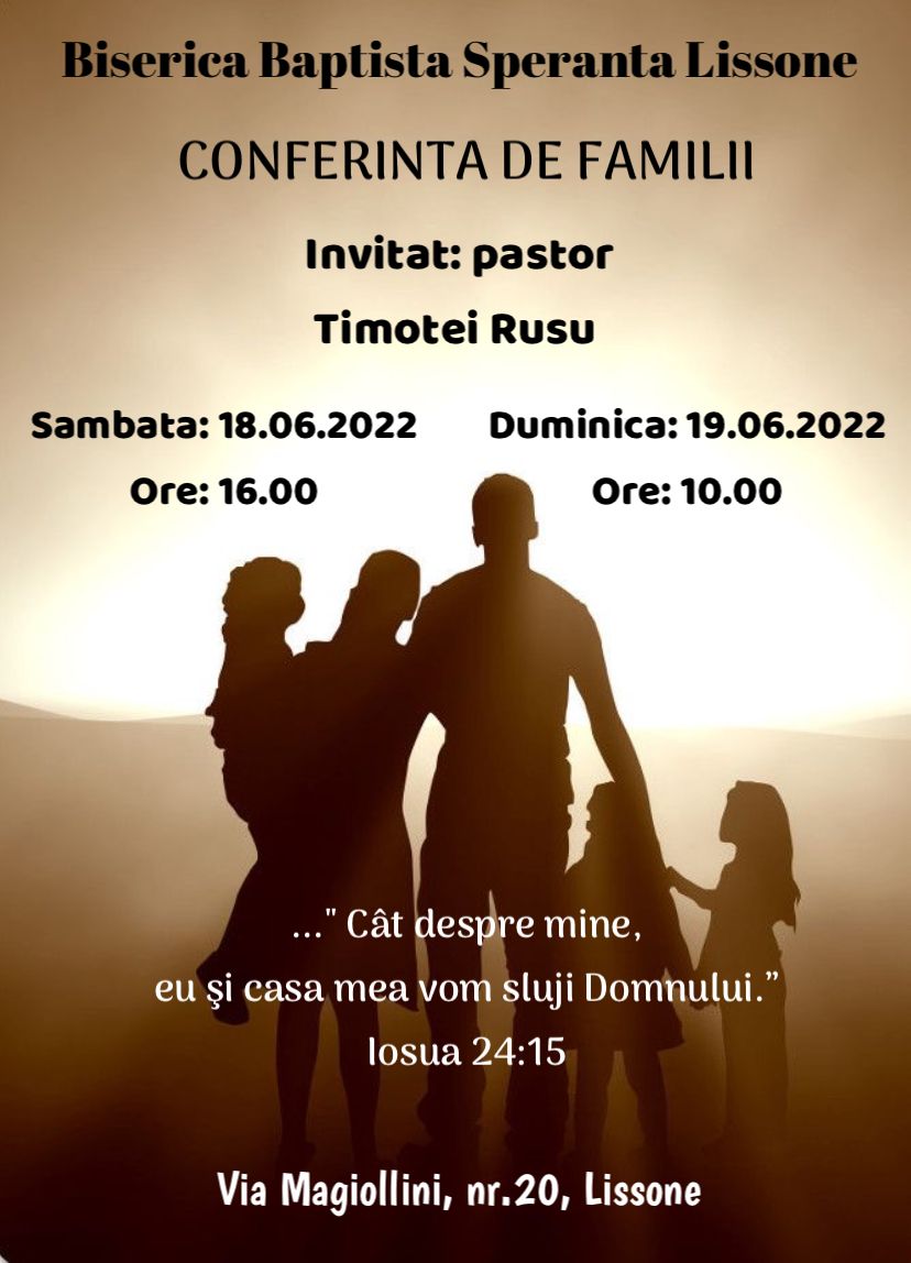 Conferință de familii