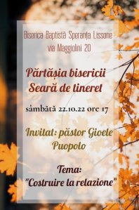 Seară de tineret!
